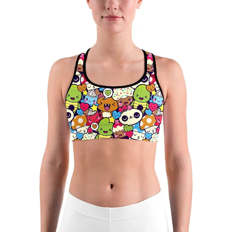 Happy Kawaii Sports bra Sophisticated Women's Tailored