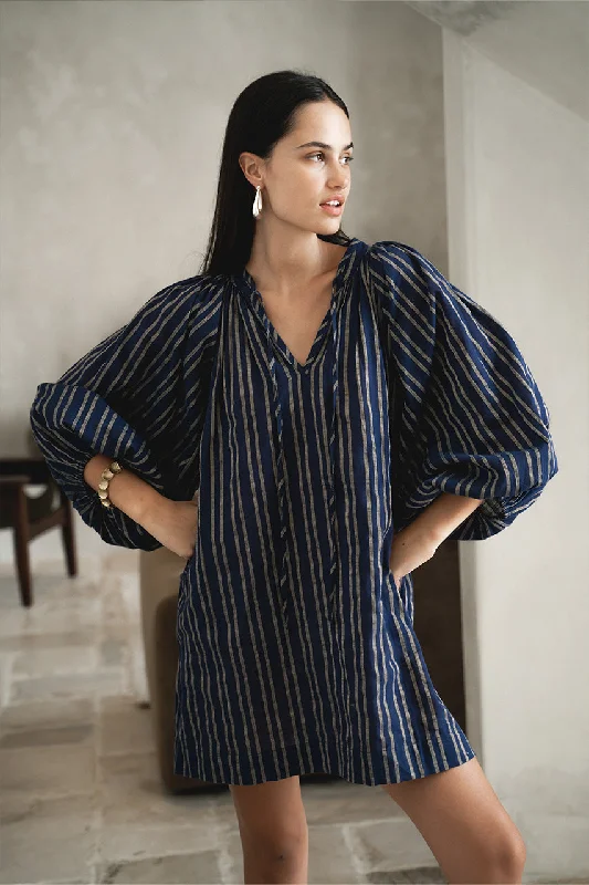 Poet Mini Dress ~ Sapphire Sophisticated Women's Tailored