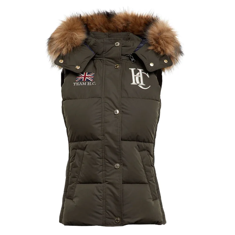 Holland Cooper Ladies Team Hooded Gilet Modern Women's Tech