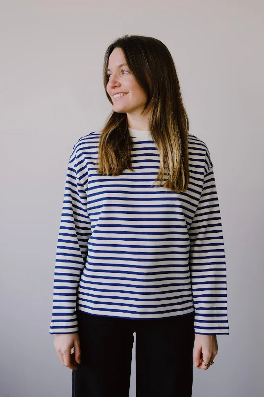 sweatshirt - frankaa maarlen - undyed / lapis blue