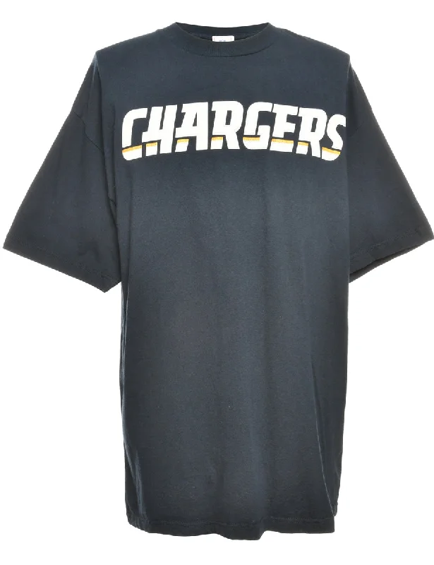 NFL Football Chargers Design T-Shirt - L