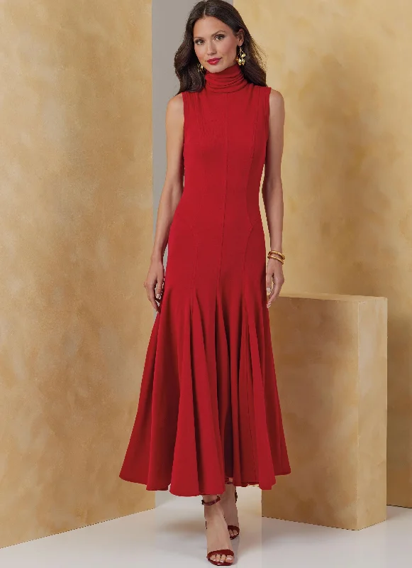 Vogue Knit Dress V2064 Earthy Women's Hemp - based