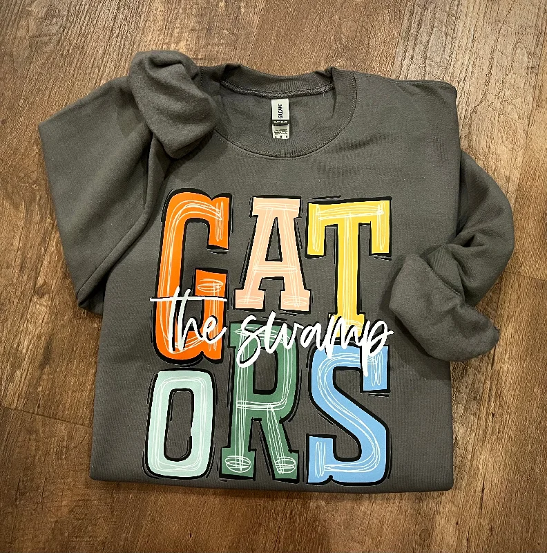 Gators - The Swamp Boho Sweatshirt Dynamic Women's High - energy