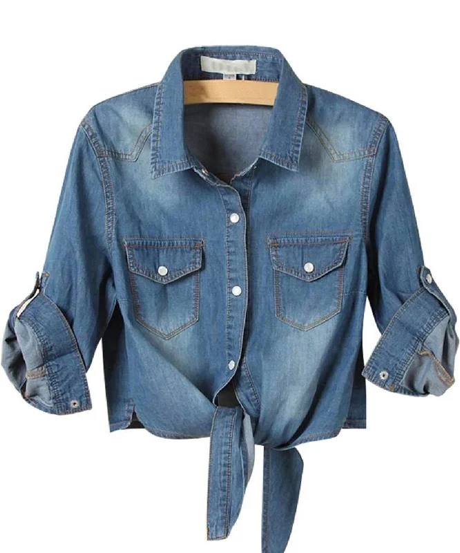 Denim Heaven Monochromatic All - in - one