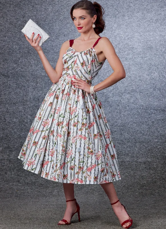 Vogue Vintage Dress V1696 Refined Women's 