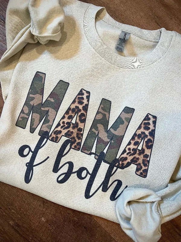 Mama of Both Cream Sweatshirt Contemporary 