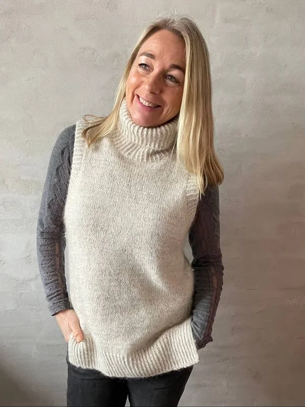 Terrazzo Slipover from PetiteKnit, knitting patterns Trendy Women's Oversized