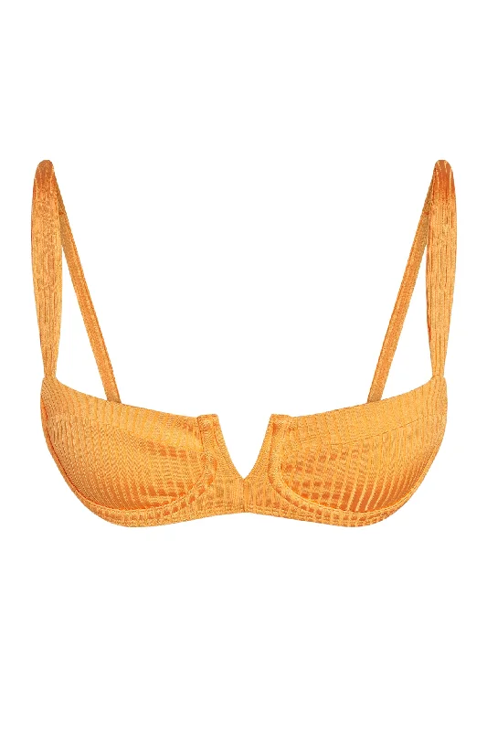 Clovelly Top - Clementine Wide Rib Women