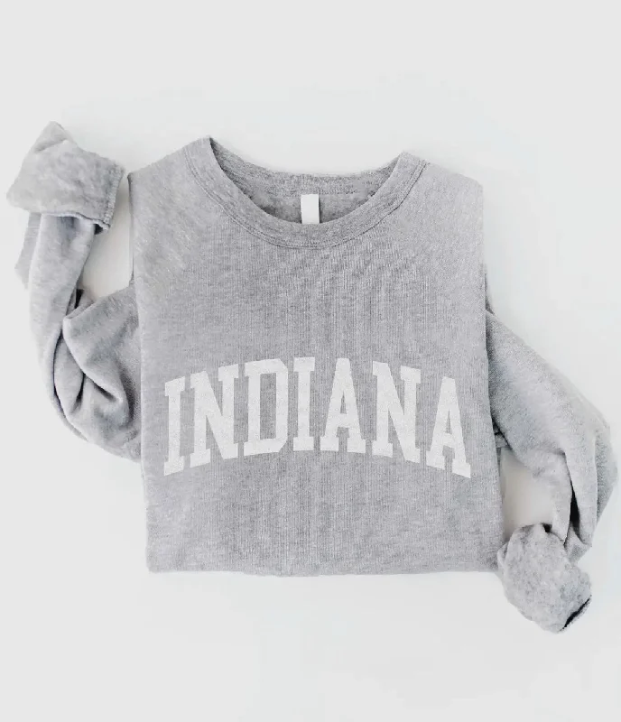 Light Gray Indiana Crewneck