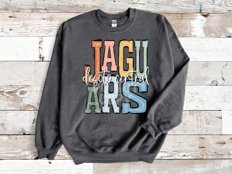 Jaguars - Desoto Central Boho Sweatshirt Traditional Women's 