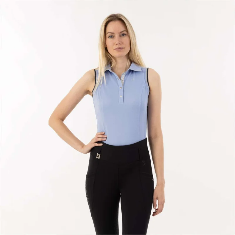 ANKY Polo ATC241202 Sans Manche Blue Heron Luxurious Women's High -  end