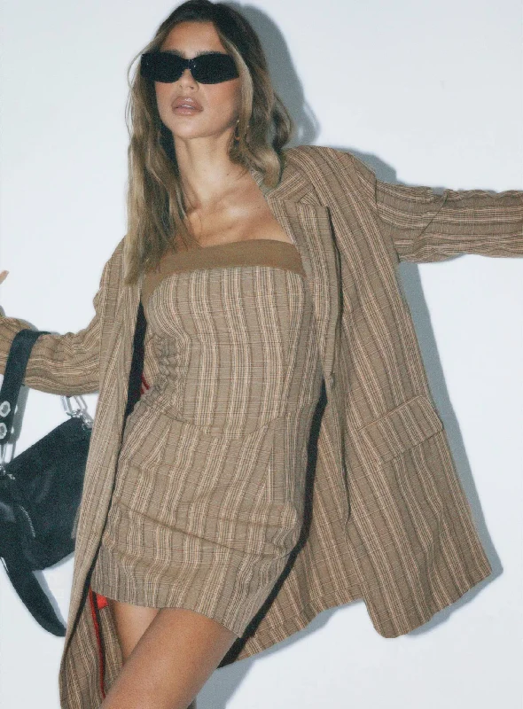 Paddie Plaid Blazer Multi Scandinavian