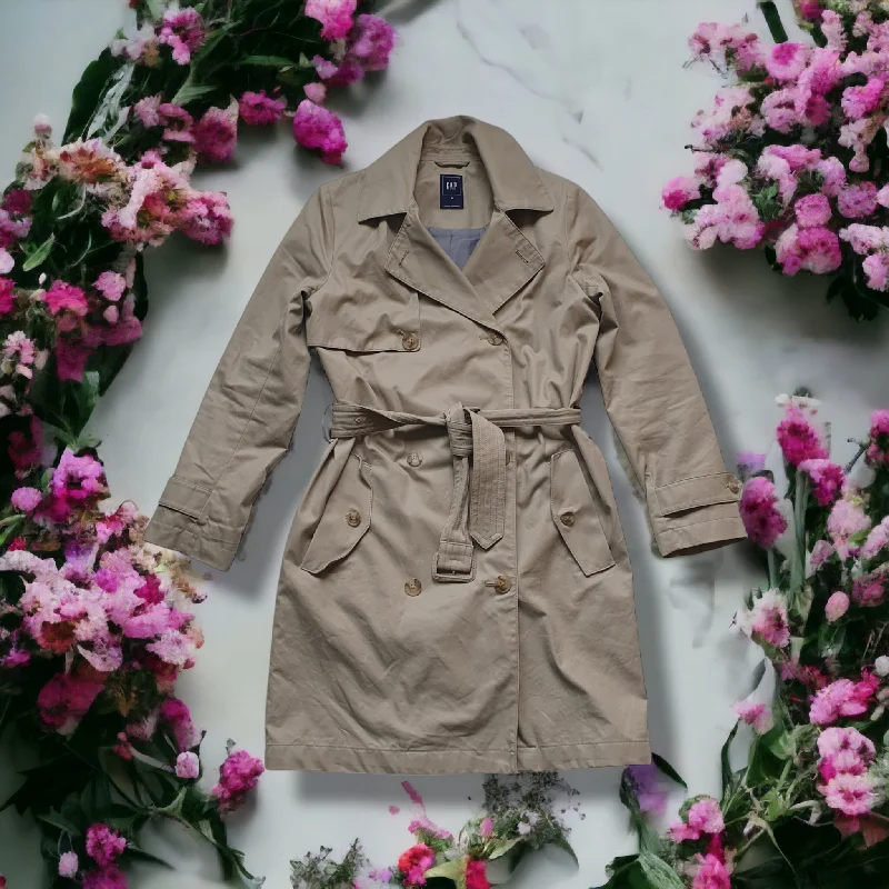 Classic Stone Gap Trench Coat -  Medium Edgy Women's Punk