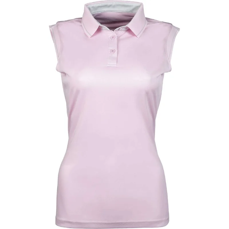 HKM Polo Classico Sans Manche Rose clair