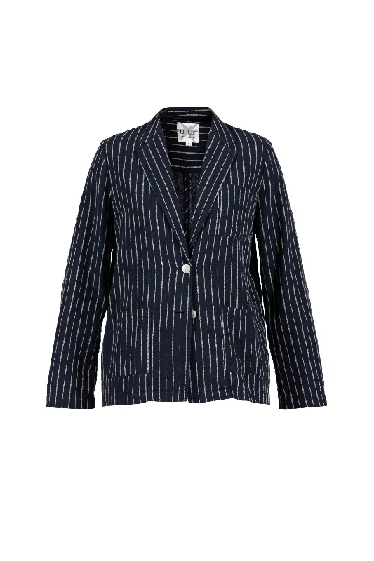 Annelise Blazer - New Navy/Chalk