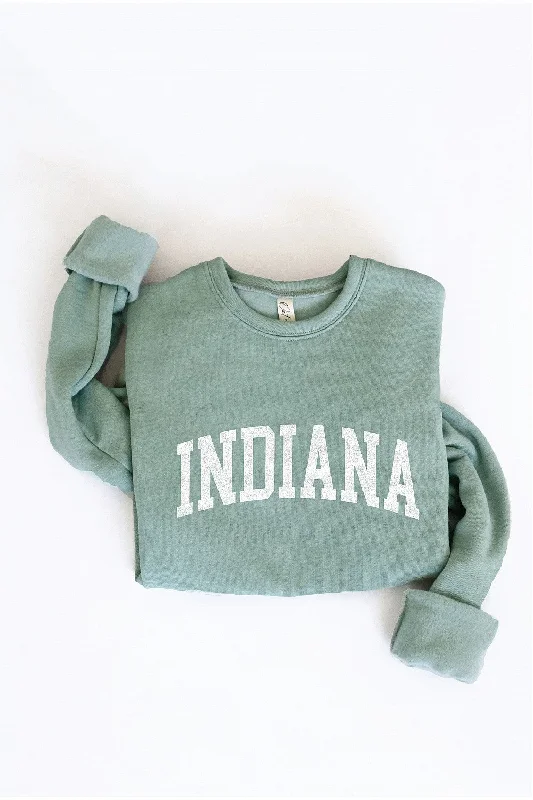 Sage Indiana Crewneck Hip Women's Retro