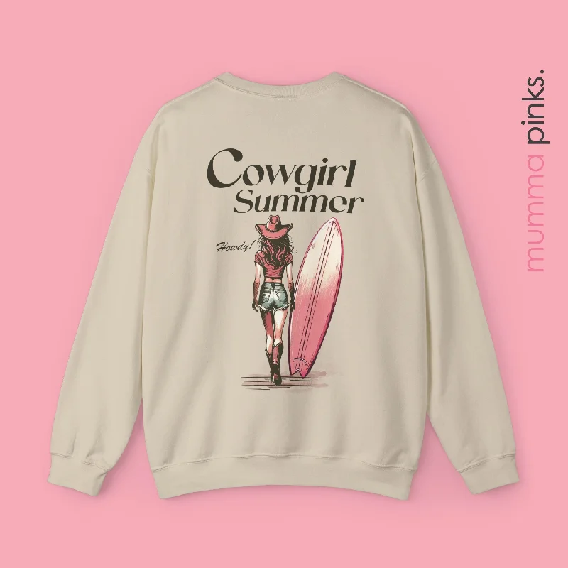 Cowgirl Summer Sweatshirt Trendy Women's Oversized