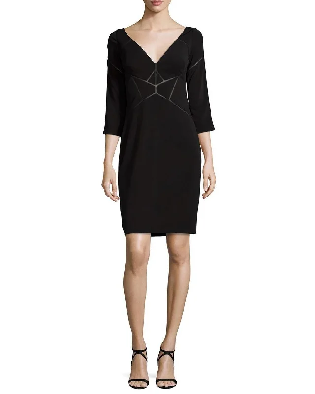 Aidan Mattox - V-Neckline Jersey Cocktail Dress MD1E200249