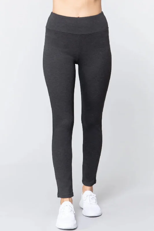 Waist Band Long Ponte Pants Scandinavian