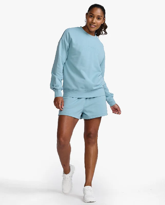 Form French Terry Crew Chambray Elegant Women's 