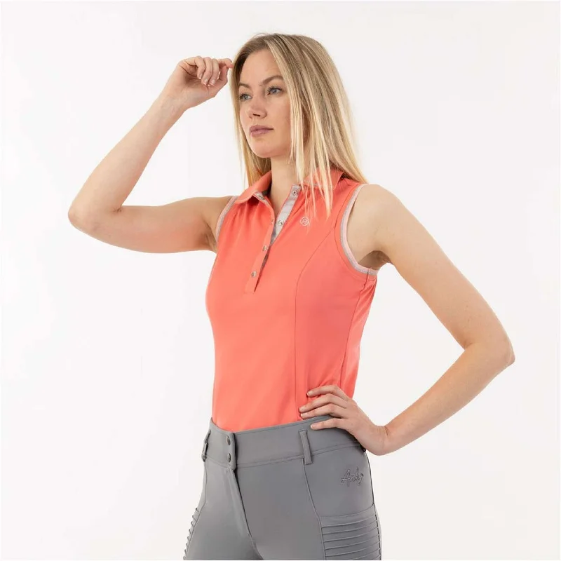 ANKY Polo ATC241202 Sans Manche Sugar Coral Sharp Women's Italian