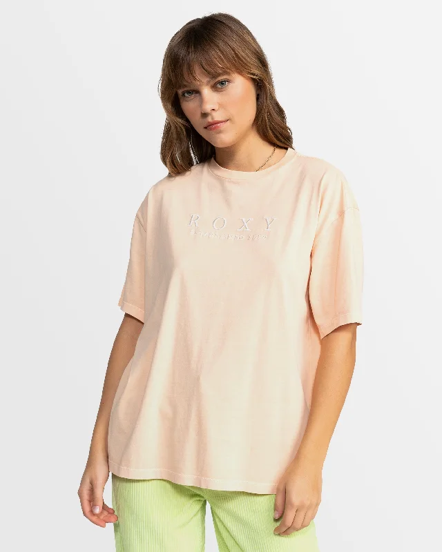 Womens Sun Over The Sand A Short Sleeve T-Shirt Sustainable Organic