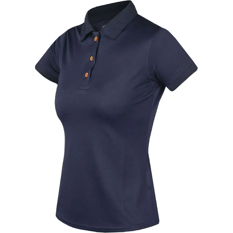 HORKA Polo Neon Neon Orange Polished Women's Silk