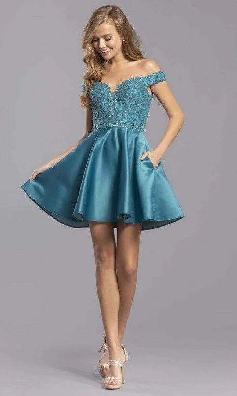 Aspeed Design - S2324 Lace Sweetheart Short Dress Vacation