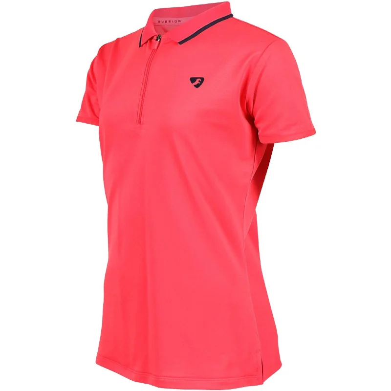 Aubrion by Shires Polo Poise Tech Young Rider Corail Contemporary 