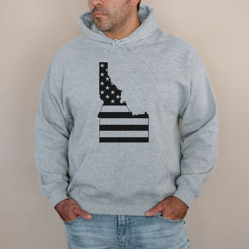 Idaho American Flag Sweatshirt - Idahoan Flag Hoodie *UNISEX FIT* Stylish Women's Tropical Idaho American Flag Sweatshirt - Idahoan Flag Hoodie *UNISEX FIT* Stylish Women's Tropical