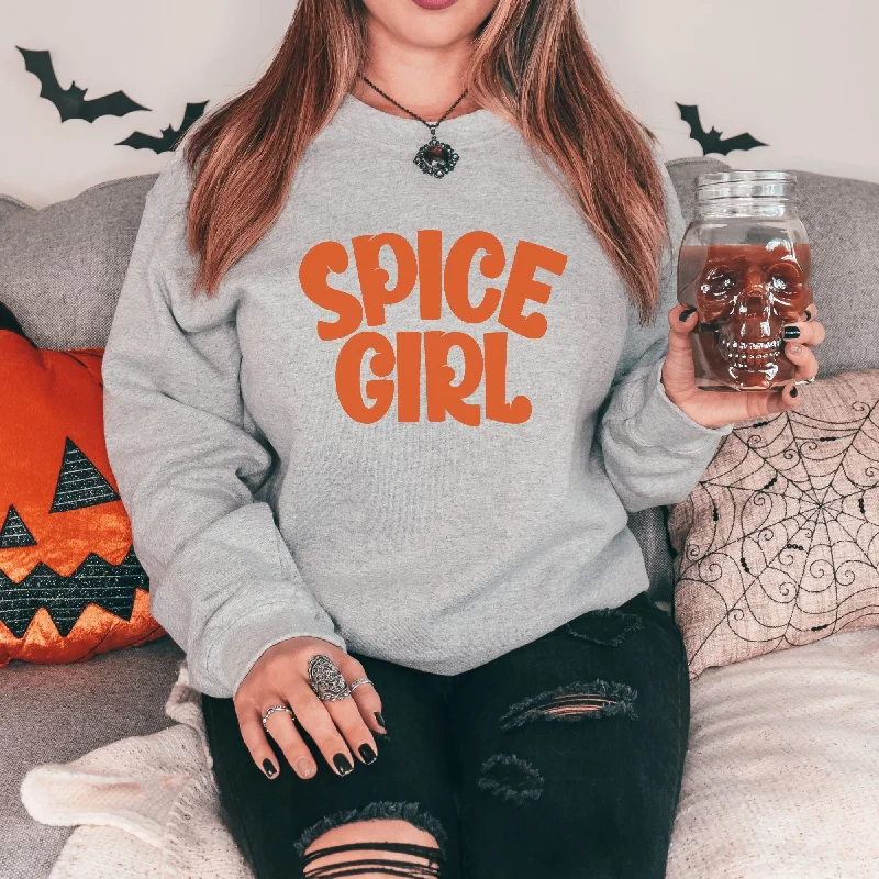 Spice Girl Halloween Crewneck Sweatshirt Fall Hoodie *UNISEX FIT* Geometric