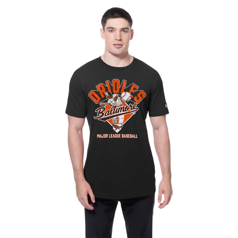 Baltimore Orioles MLB Batting Practice Black T-Shirt