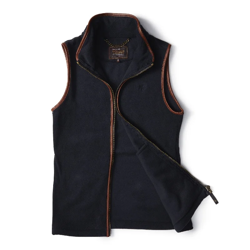 Holland Cooper Ladies Country Fleece Gilet Dapper Women's Bow - adorned