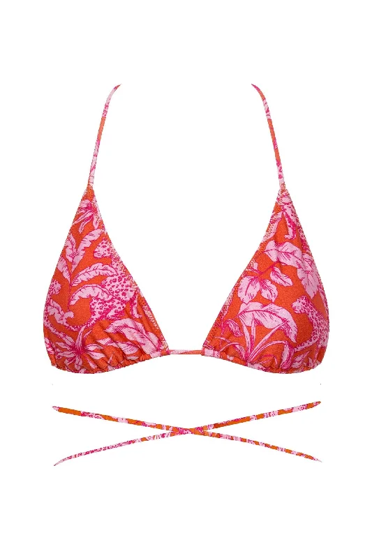 Wild At Heart Wrap Tri Stylish Women's Neon