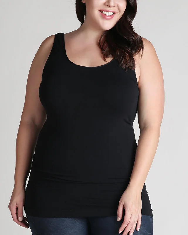 Nikibiki Plus Size Basic Colors Jersey Tank Top Cami 5178X