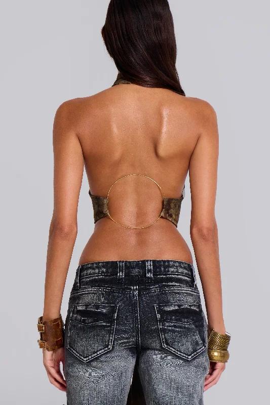 Lunae Halter Hoop Top Modern Women's 