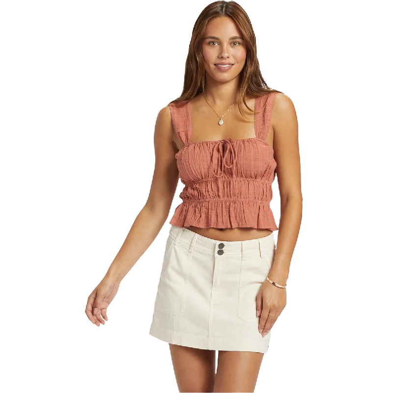 Women's Sunset Mist Tank Artistic Women's Hand - painted