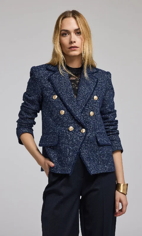 Eliza Tweed Blazer British Gentlewoman Style