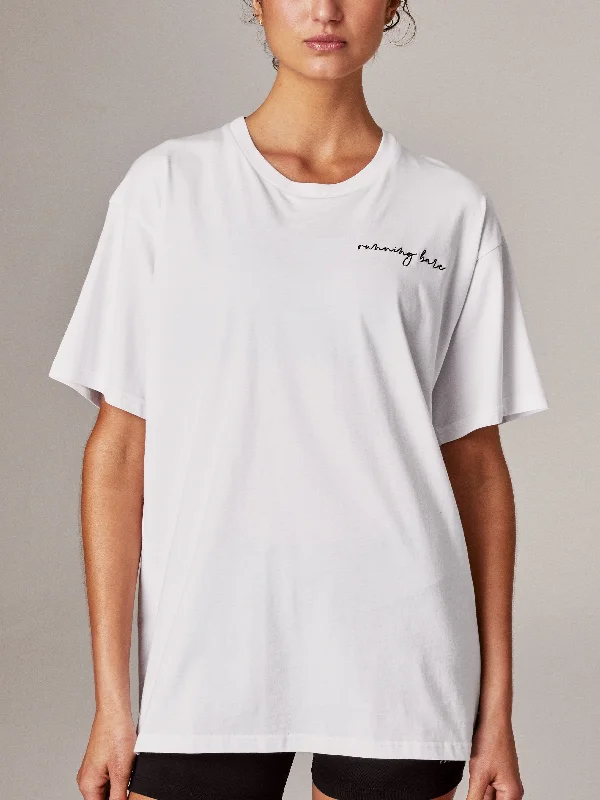 Hollywood 90’s Tee - White Confident Women's Power