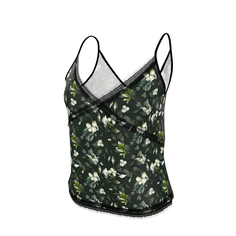 Silk Cami - Christmas Mistletoe Botanicals Collection garde