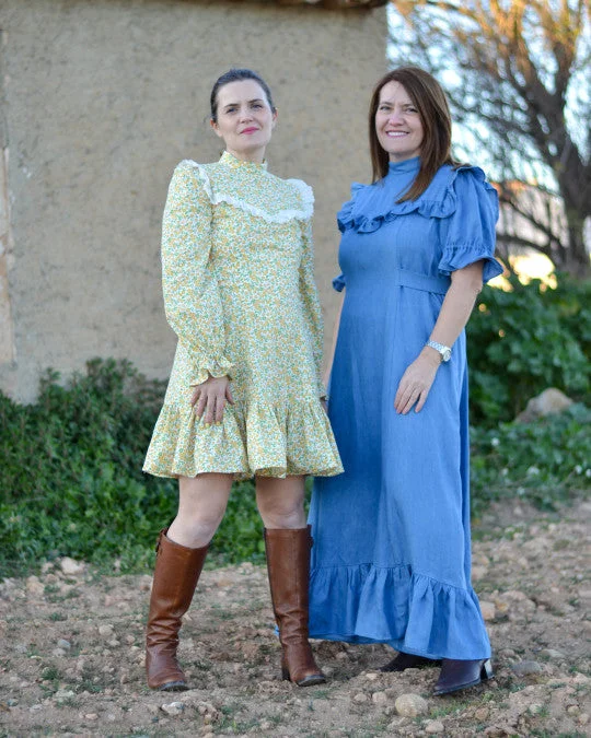 Pauline Alice Sorolla Dress and Blouse Geometric