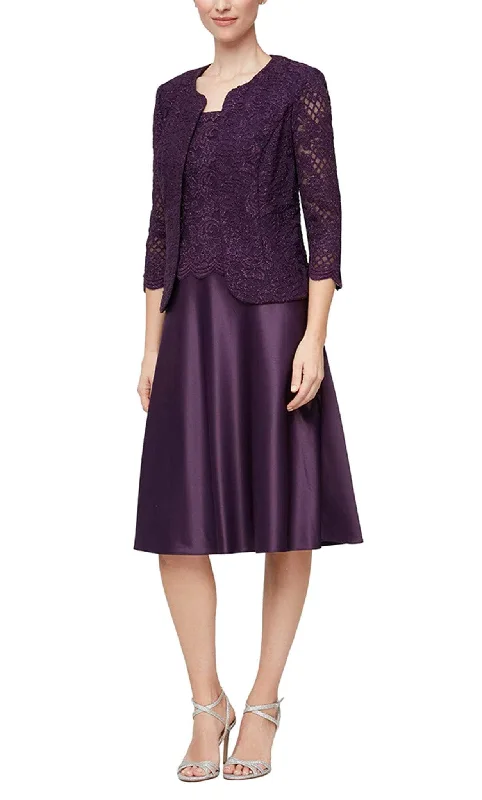 Alex Evenings 82122521 - Two Piece A-Line Formal Dress Sporty Women's Athleisure 