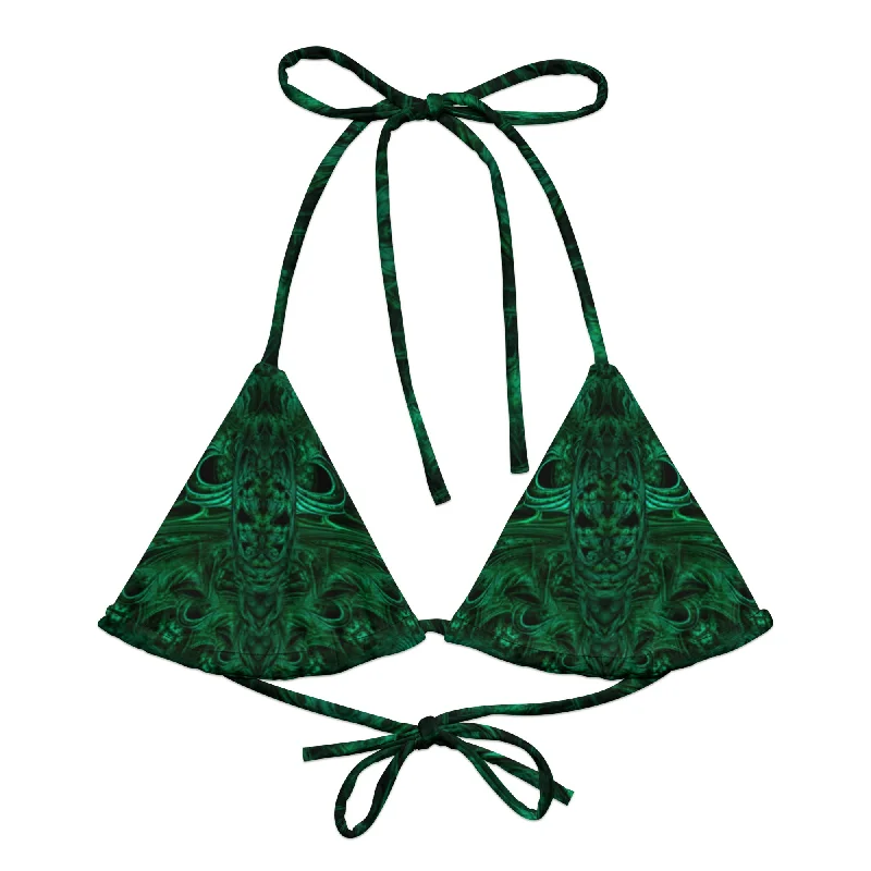 Meganeuropsis Bikini Top Monochromatic All - in - one