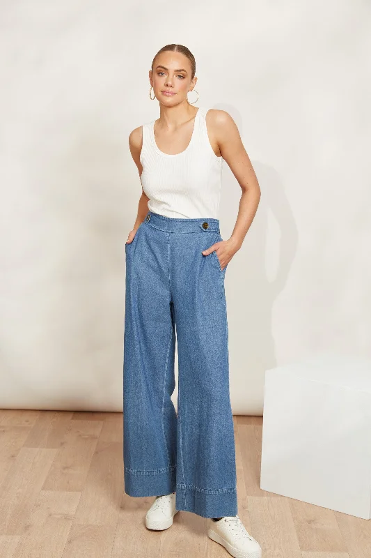 Playa Pant - Denim Dapper Women's 1920S
