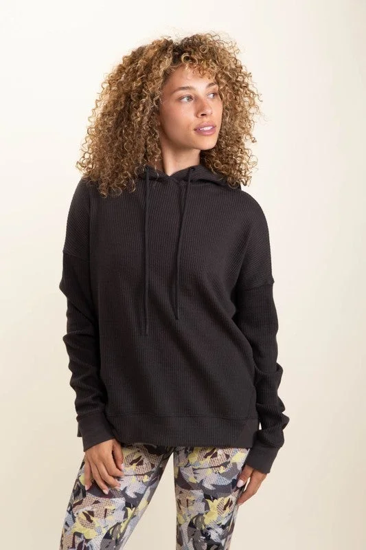 Come and Get Your Love Women's Rib Texture Hoodie Sustainable Organic