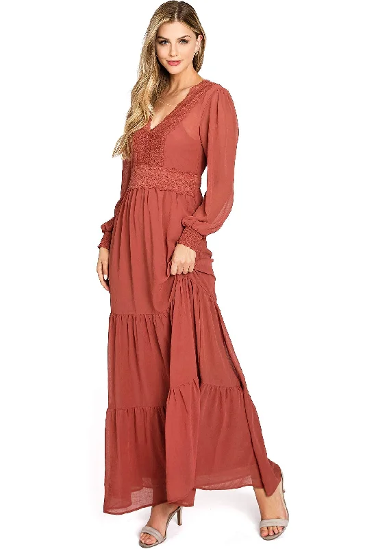 Deep Devotion Maxi Dress Streetwear Style for 