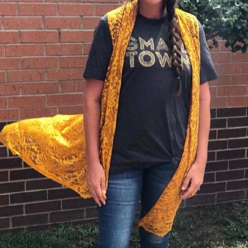 L&B Gold Lace Vest Australian Beach