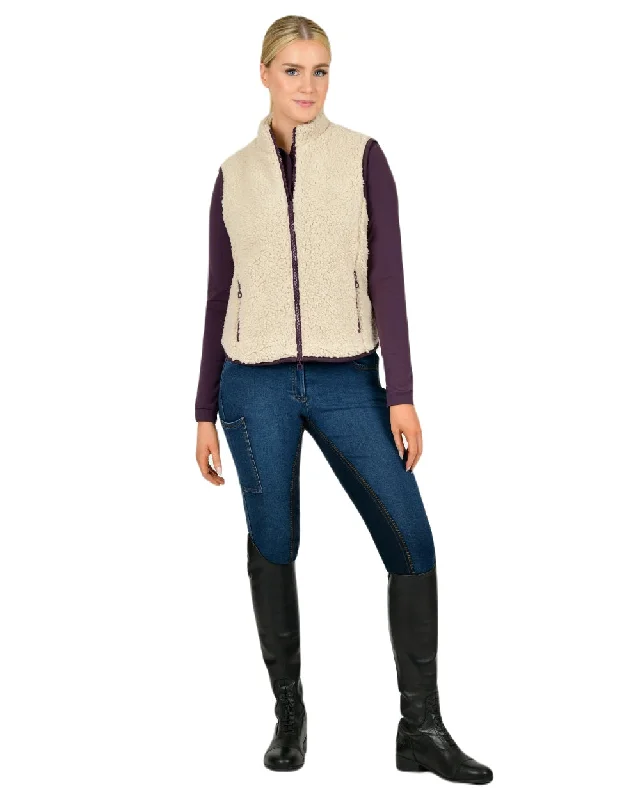Dublin Womens Thea Teddy Vest Laid - back Women's Style