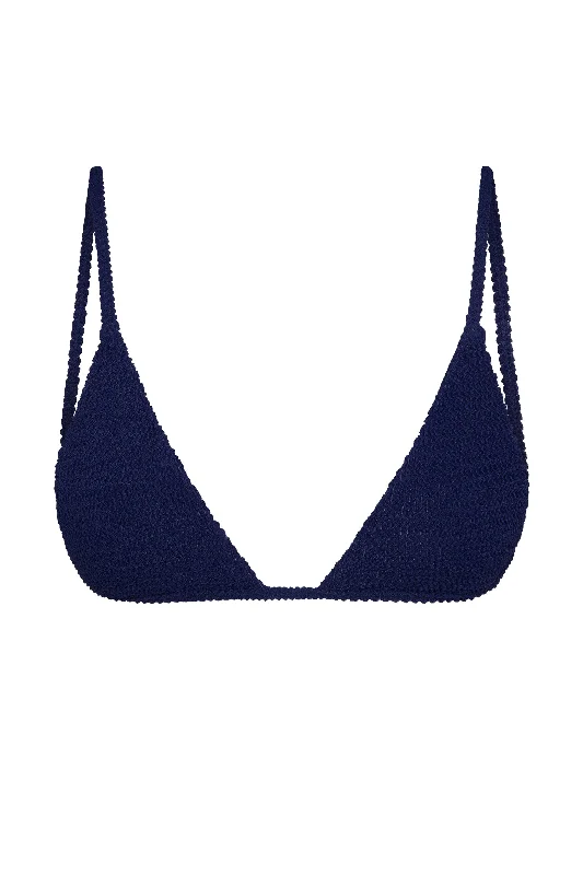 Barbados Top - Midnight Crinkle Modern Women's 