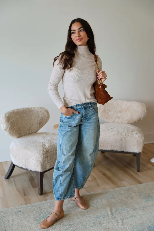 Blakely Sweater - Oatmeal Sophisticated Women's Tailored